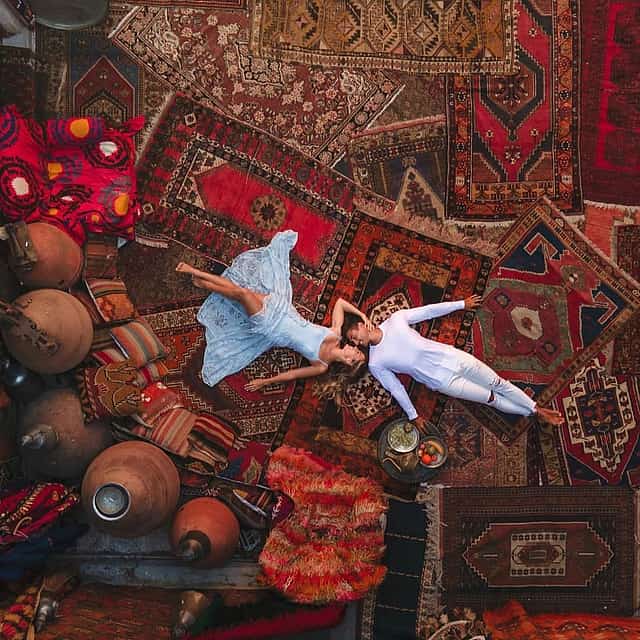 Photo Session with Fascinating Cappadocia Rugs