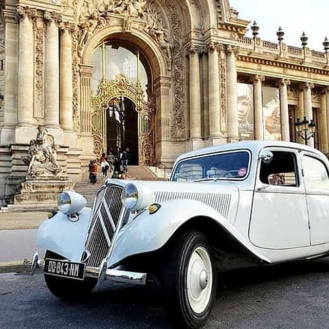 Paris Private Vintage Car Half day Tour with Eiffel Tower 2nd Floor by Elevator
