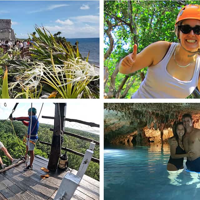 Playa del Carmen Jungle Tour: Tulum, Cenote Snorkeling and Ziplining
