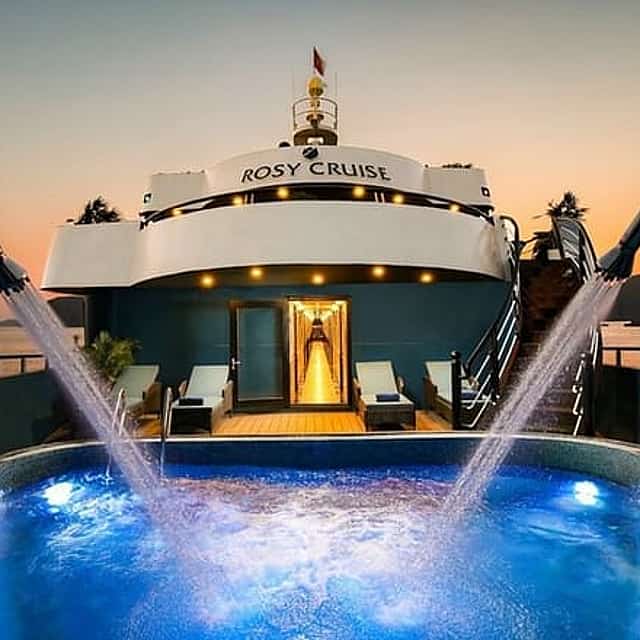 Rosy Cruise 3 Days Explore Halong Bay Lan Ha Bay Private Balcony