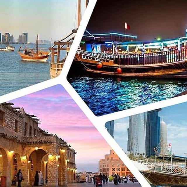 Doha City Tour & Dhow Cruise: Souq Waqif, Katara & The Pearl