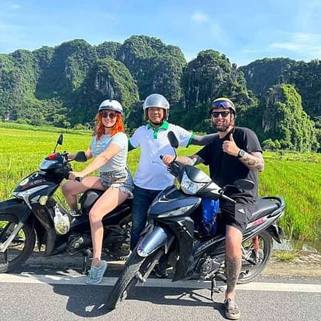 From Hanoi: 1 Day Motorbike Trip Discover the beauty of Ninh Binh