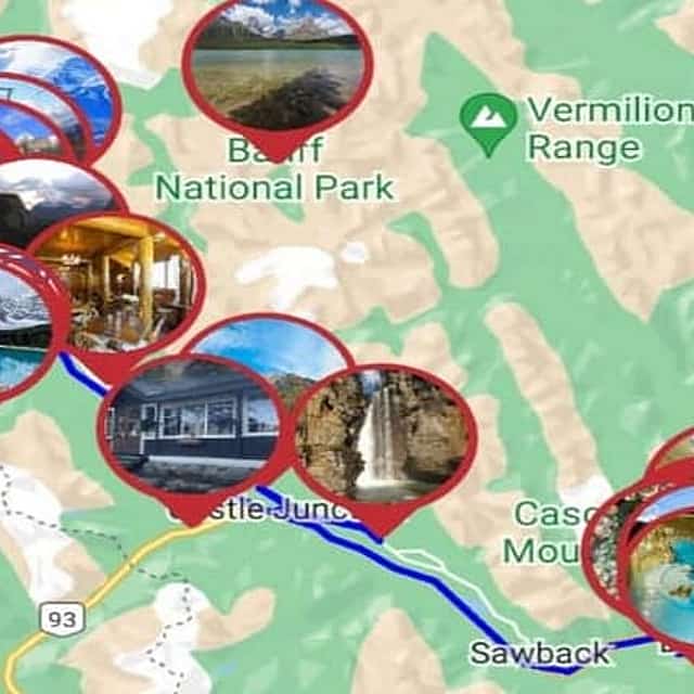 APP Banff self-guided routes with audio guides