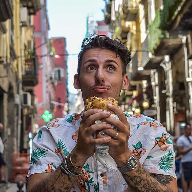 "Tour gastronómico nocturno por Nápoles"
