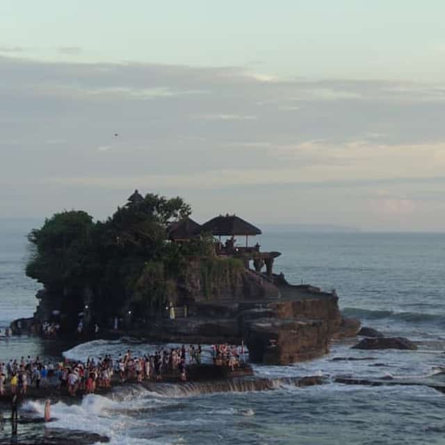 Sunset at Tanah Lot Temple and Spa Tour