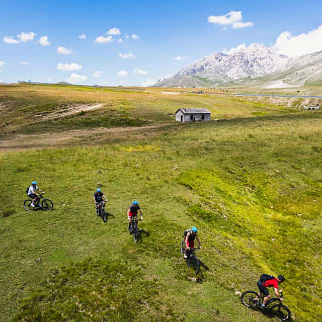 Gran Sasso by E-Bike: Villages, Mountain, and Canoeing on the Tirino River