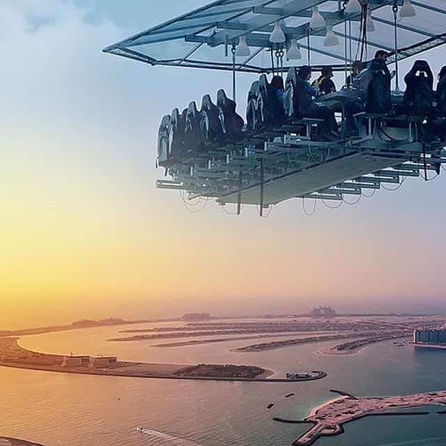 Dubai Dinner in the Sky with Private Transfers