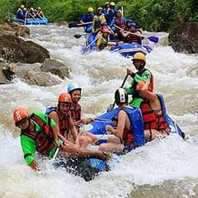 PHUKET-PHANG NGA: Full Day White Water Rafting -Zipline-ATV (30 mins) with Lunch