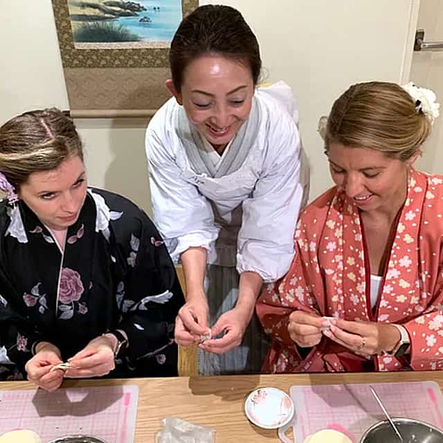 Gyoza-Herstellung im Zentrum von Kyoto