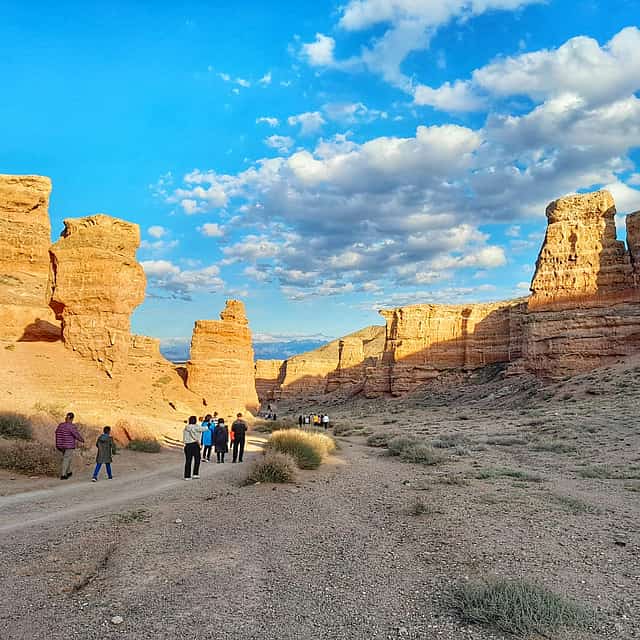 Cañón de Charyn. Valle de los Castillos.
