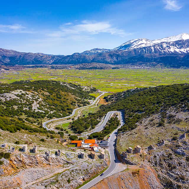Lassithi Plateau and Zeus' cave from Heraklion