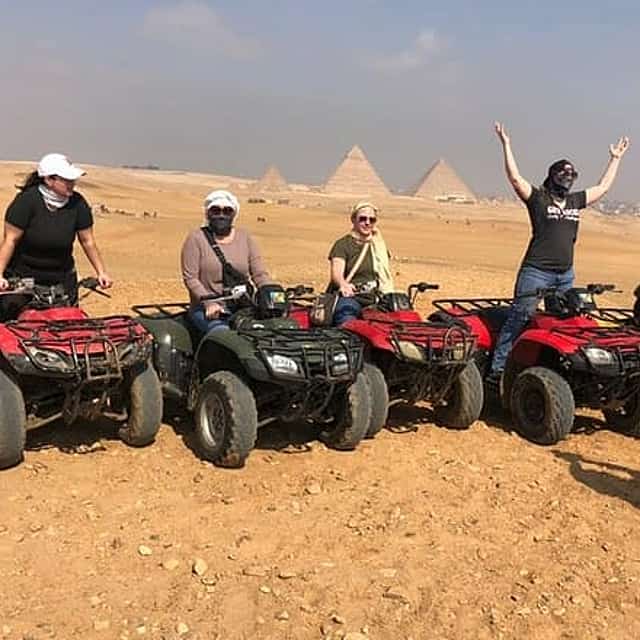 Private day ,Quad bike adventure tour to Giza Pyramids from Cairo