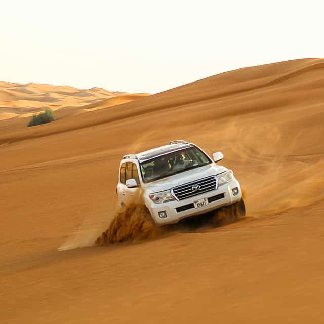 Dubai Evening Desert Safari with BBQ Dinner and Dune Bashing