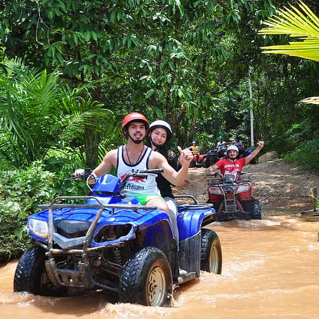 Phuket: Rafting 5km, Flying Fox Zipline and ATV Riding