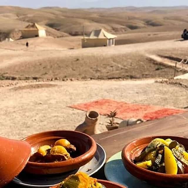 Dinner in Agafay Desert with Camel Ride or Quad Bike