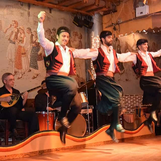 Folk Greek Show in Athens by Night