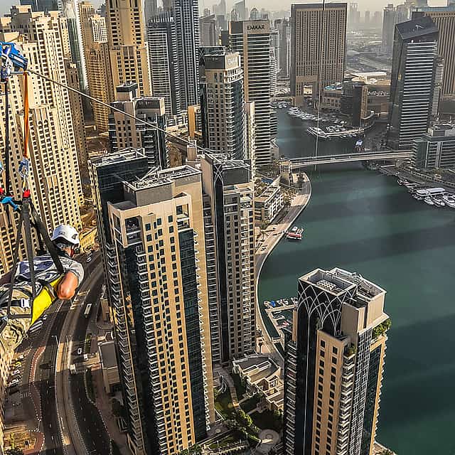 Xline Dubai Marina Zip line Experience