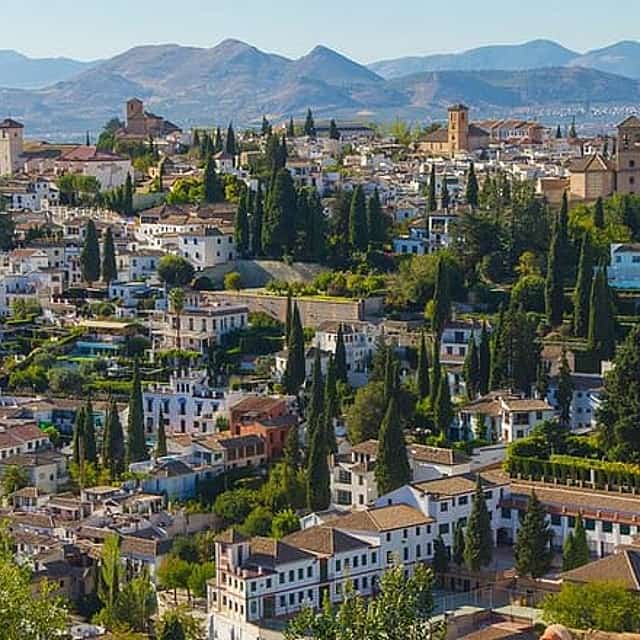 Alhambra De Granada And Cordoba Mosque From Madrid