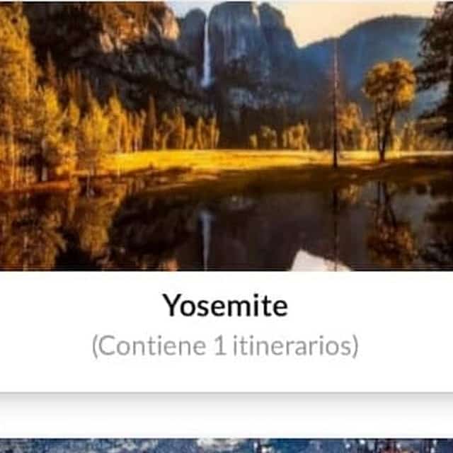 Yosemite Self-Guided Route APP