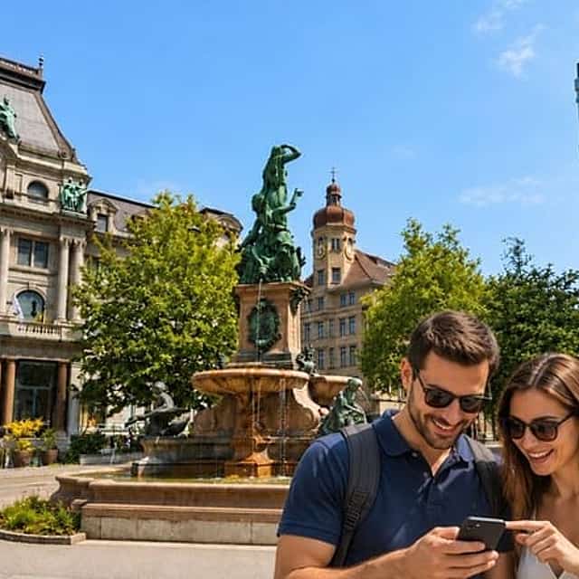 St Gallen Scavenger Hunt & Highlights Self-Guided Walking Tour