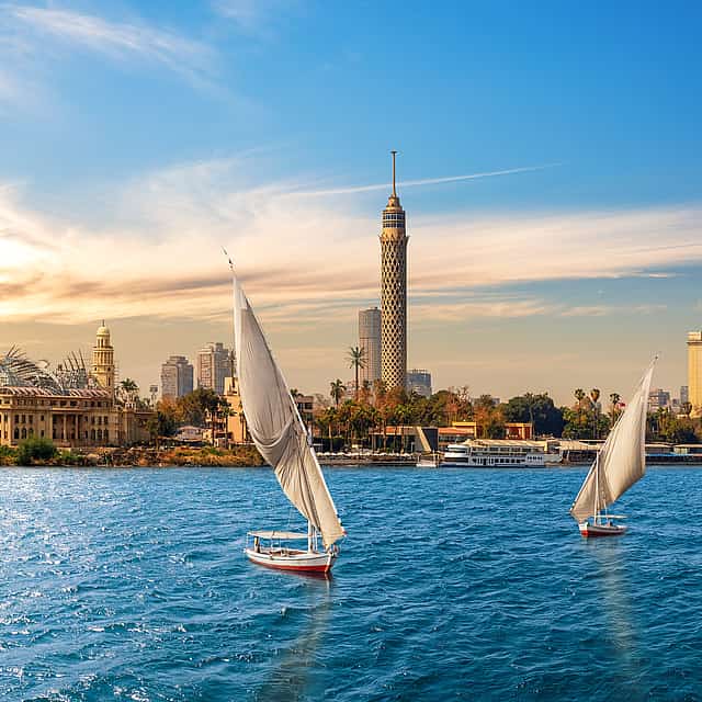 Felucca-Fahrt auf dem Nil
