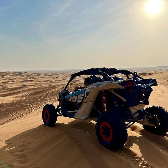 Morning 1000SS desert buggy ride with transfers from Dubai, Sharjah and Ajman