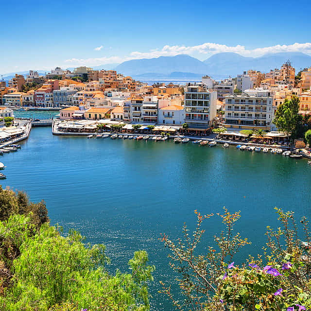 Agios Nikolaos, Spinalonga Island and Elounda from Heraklion