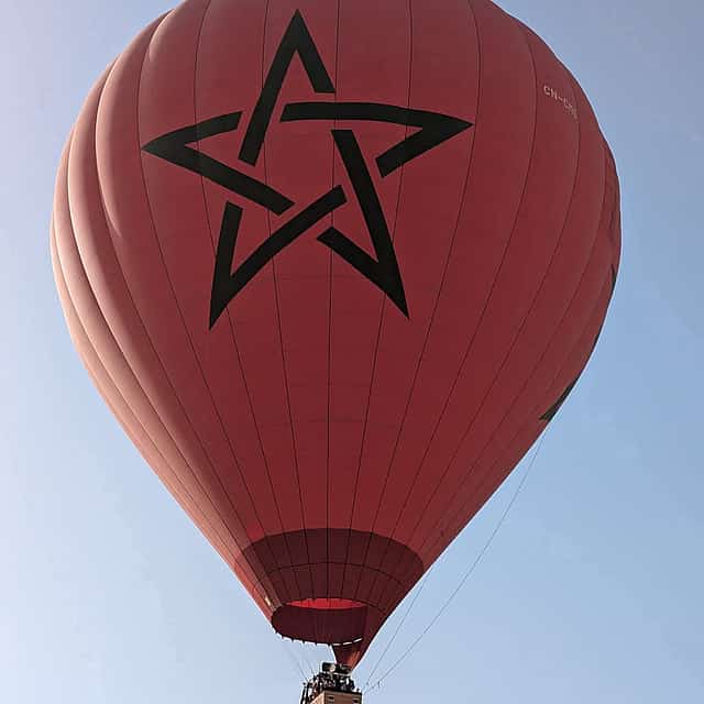 "Luchtballonvaart in Marrakech"
