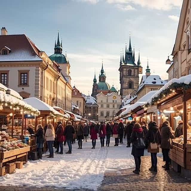 Christmas Private Daytrip - Vienna to Prague & back, English Speaking Driver