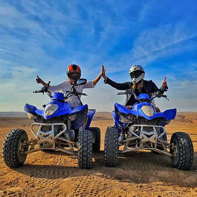 Marrakech: Agafay Desert Quad&Camel Rides, Sunset and Dinner Show