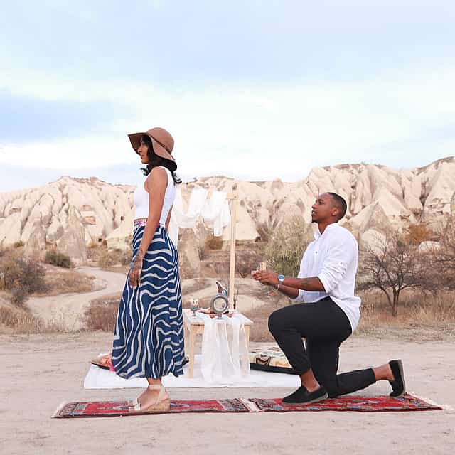 Verrassingsaanzoek fotoshoot in Cappadocië