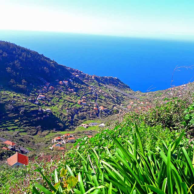 Excursión de medio día a pie por el valle de Serra de Água.
