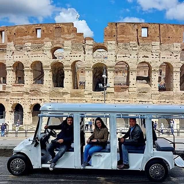 Tour of Rome in 7 Seater Golf Cart