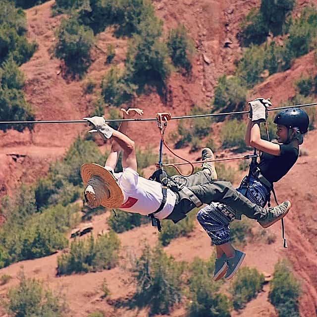 Half-day Ziplining and Hiking Tour in Atlas Mountains in Morocco, Marrakesh