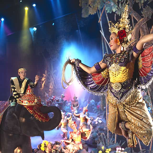 Phuket Fantasea Show Eintrittskarte Goldener Sitz mit Transfer.
