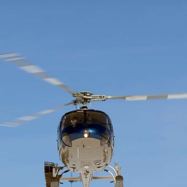 10-minütiger Hubschrauberflug: Altiport de Courchevel
