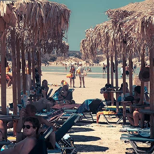 Elafonisi Blue Lagoon with Pink Sand from Heraklion