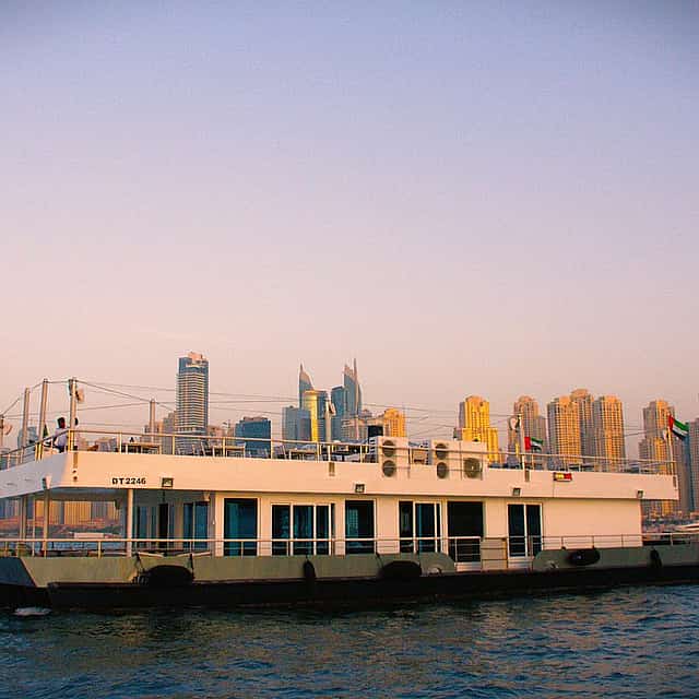 Dubai Sea Lounge Dinner Cruise tour with Private Transfers