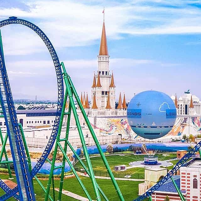 Land of Legends Theme Park with Round Transfer from Side