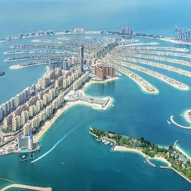 Palm Jumeirah Island Tour with Revolving 360" view from The View at The Palm !