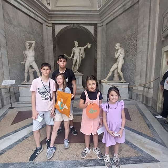 Tour Museos Vaticanos y Capilla Sixtina adaptado a niños: en grupo