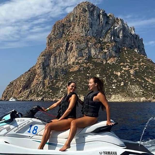 Jet ski excursion from San Antonio (Ibiza) to Es Vedrá