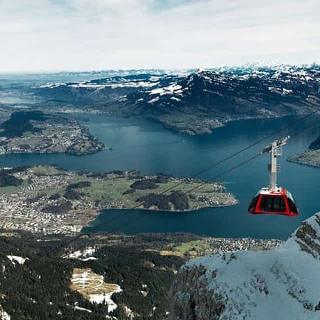 Monte Pilatus Esperienza Invernale: Tour per piccoli gruppi da Basilea