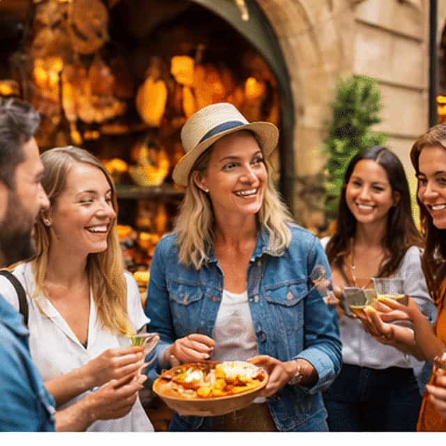 Original Wine, Sweet and Savory Food Walking Tour in Bordeaux