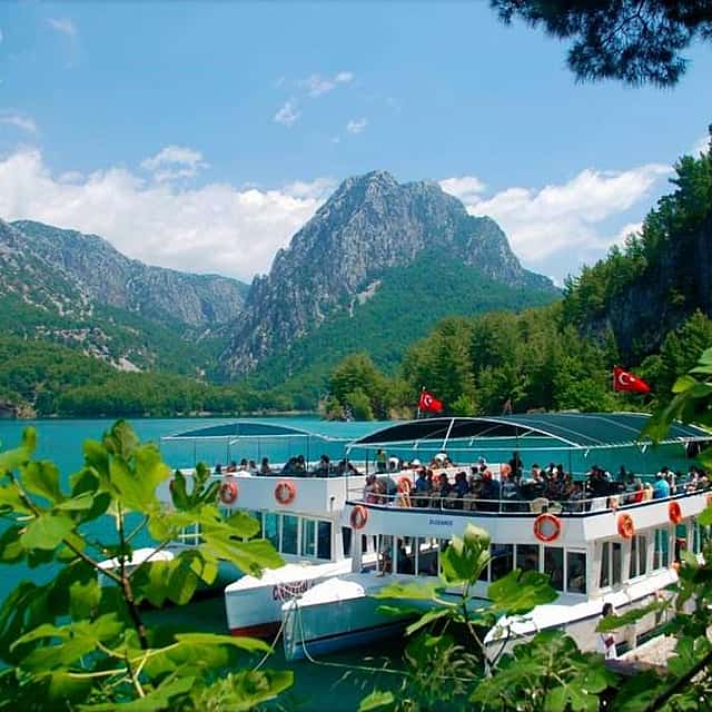 Excursión en barco con todo incluido al Cañón Verde desde Alanya
