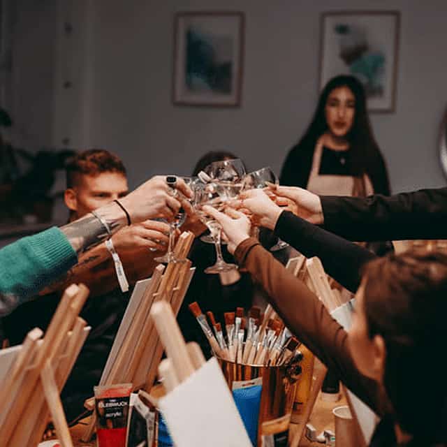 Barcelona Sip & Paint Experience with Unlimited Sangria Refill