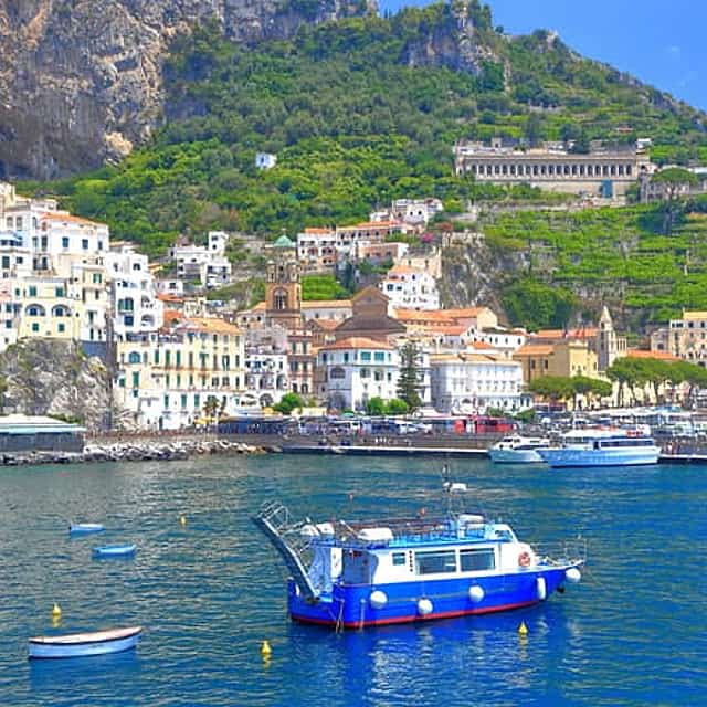 Full day tour to Sorrento coast, Positano and Amalfi by boat from Naples - maximum 12 people