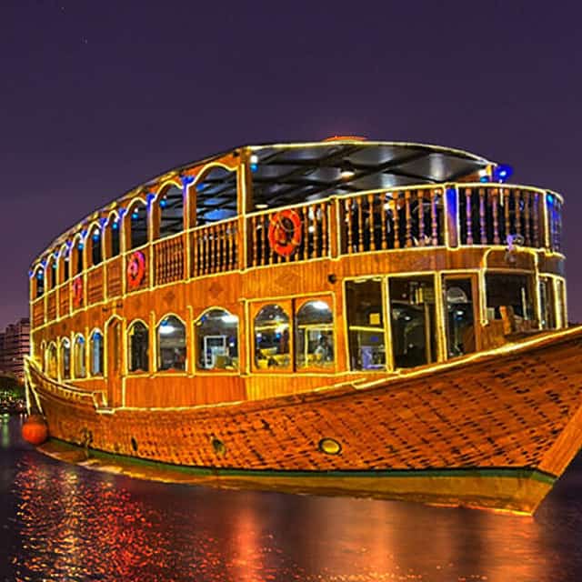 Marina Dhow Cruise with BBQ Dinner and Transfer