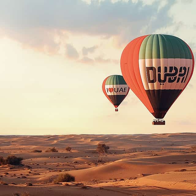 Dubai Hot Air Balloon Ride with Transfers