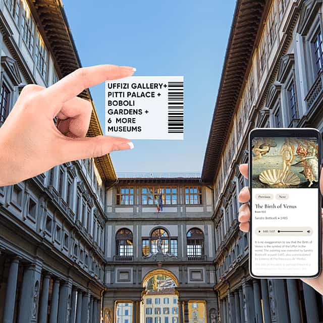 Florence: Uffizi, Pitti Palace & Boboli Combined 5-Day Pass